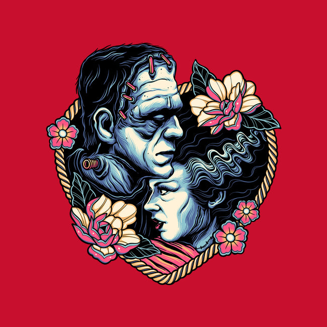 Love Monsters-womens basic tee-momma_gorilla