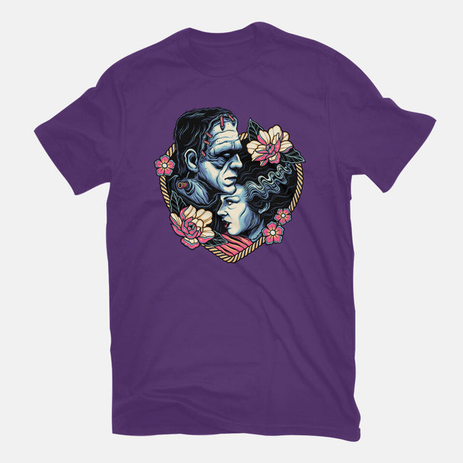Love Monsters-womens basic tee-momma_gorilla