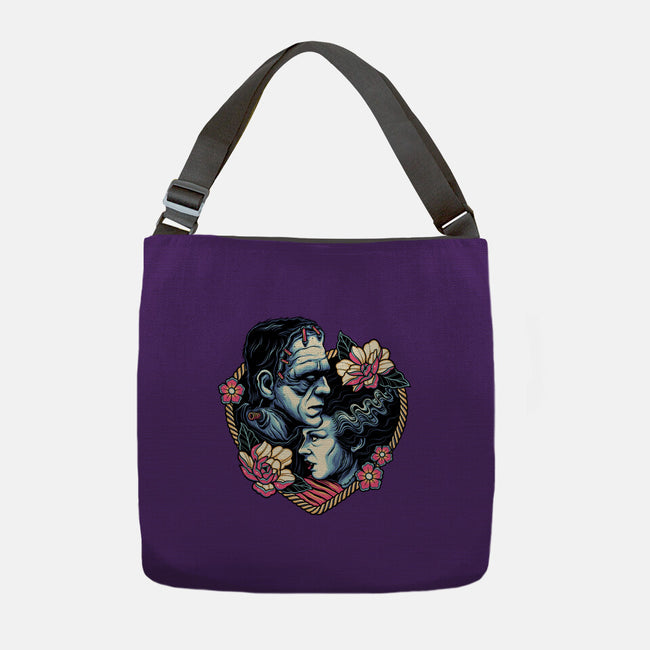 Love Monsters-none adjustable tote bag-momma_gorilla