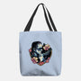 Love Monsters-none basic tote bag-momma_gorilla