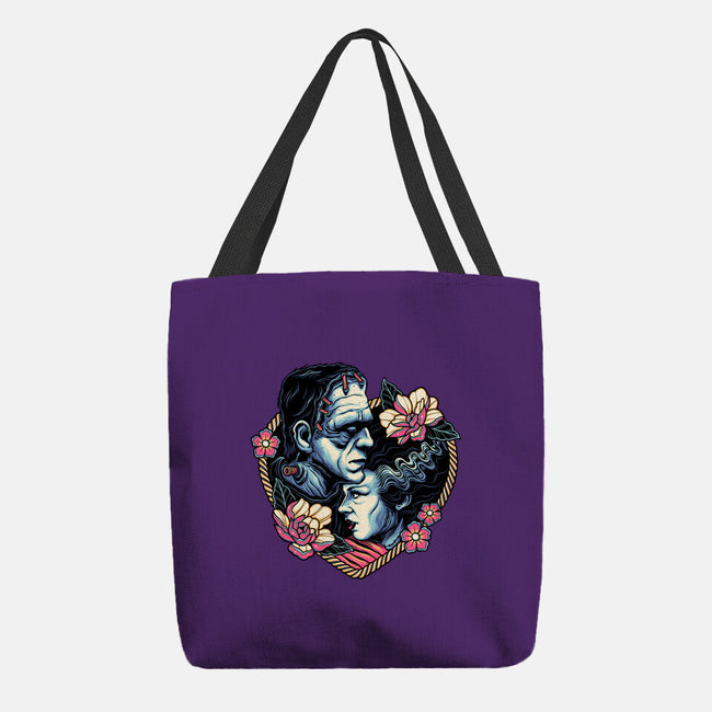 Love Monsters-none basic tote bag-momma_gorilla