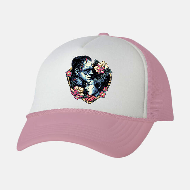 Love Monsters-unisex trucker hat-momma_gorilla