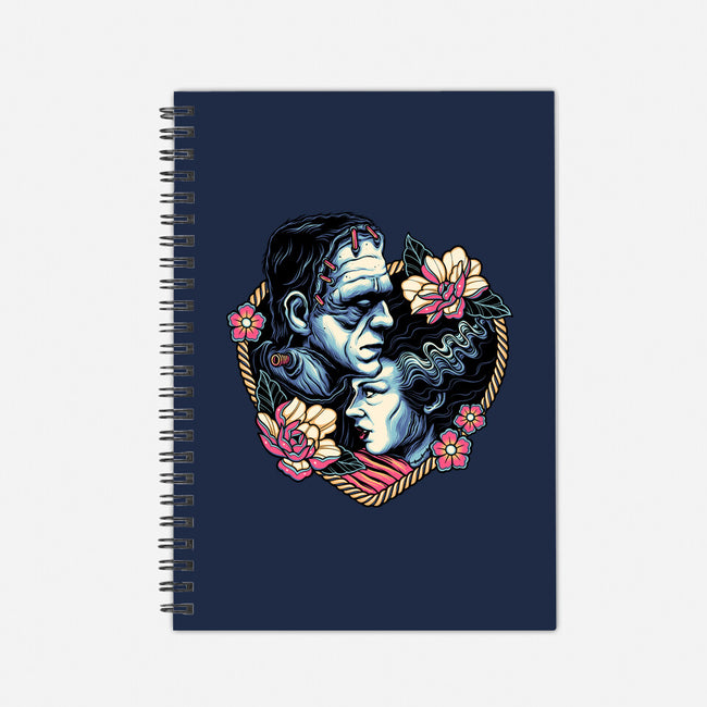 Love Monsters-none dot grid notebook-momma_gorilla