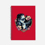 Love Monsters-none dot grid notebook-momma_gorilla