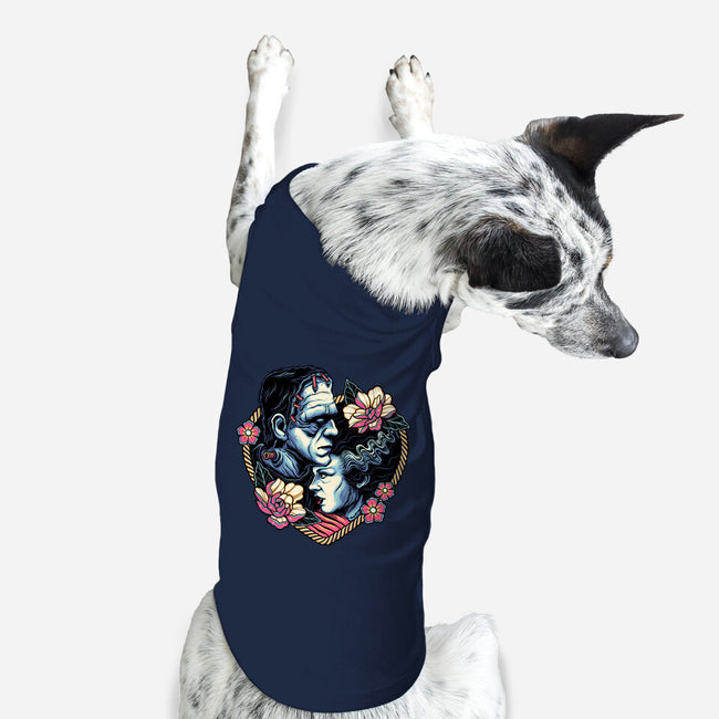Love Monsters-dog basic pet tank-momma_gorilla