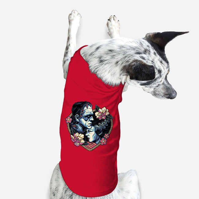 Love Monsters-dog basic pet tank-momma_gorilla
