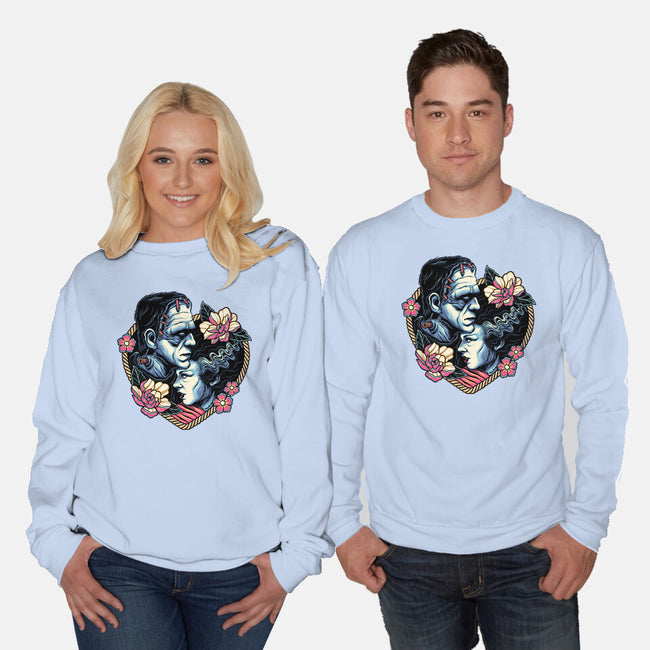 Love Monsters-unisex crew neck sweatshirt-momma_gorilla