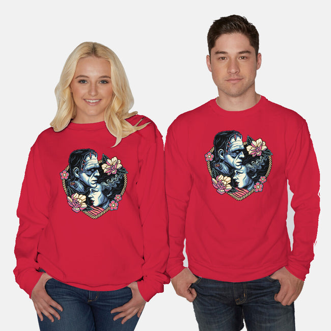 Love Monsters-unisex crew neck sweatshirt-momma_gorilla