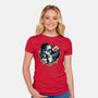 Love Monsters-womens fitted tee-momma_gorilla
