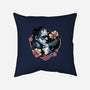 Love Monsters-none removable cover w insert throw pillow-momma_gorilla
