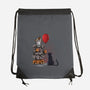 Come Float With Me-none drawstring bag-zascanauta