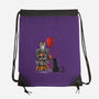 Come Float With Me-none drawstring bag-zascanauta
