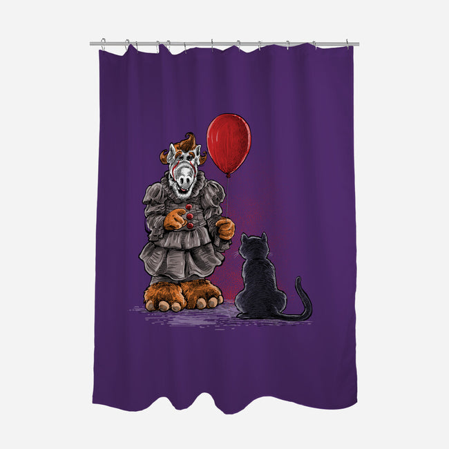 Come Float With Me-none polyester shower curtain-zascanauta