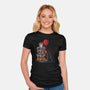 Come Float With Me-womens fitted tee-zascanauta