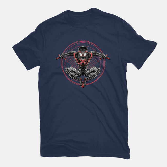 Web Slinging-mens heavyweight tee-glitchygorilla