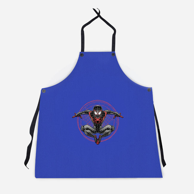 Web Slinging-unisex kitchen apron-glitchygorilla