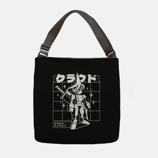 Polygonal Soldier-none adjustable tote bag-estudiofitas