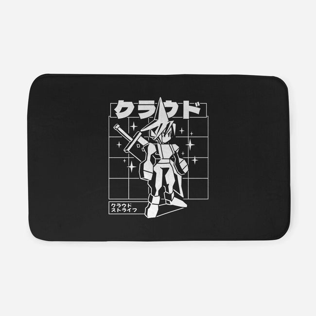 Polygonal Soldier-none memory foam bath mat-estudiofitas