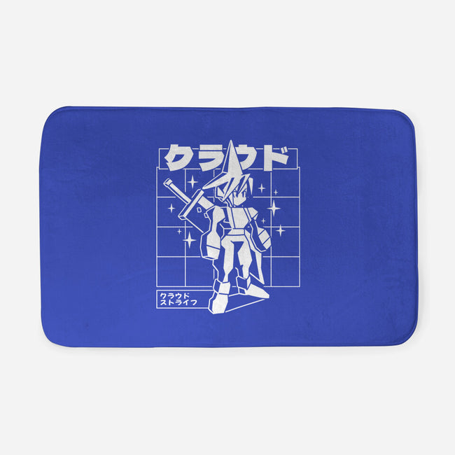 Polygonal Soldier-none memory foam bath mat-estudiofitas