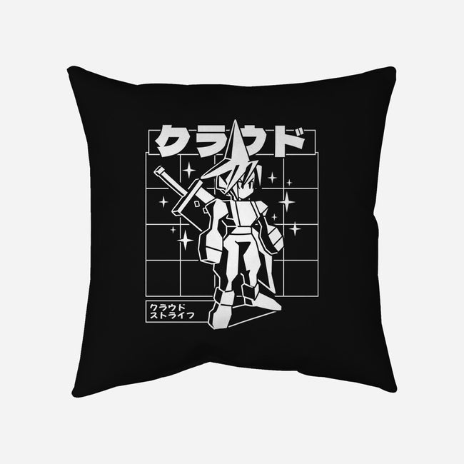 Polygonal Soldier-none removable cover w insert throw pillow-estudiofitas