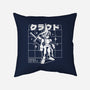 Polygonal Soldier-none removable cover w insert throw pillow-estudiofitas