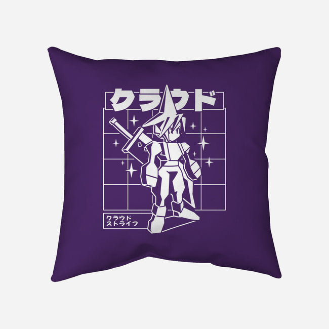 Polygonal Soldier-none removable cover w insert throw pillow-estudiofitas