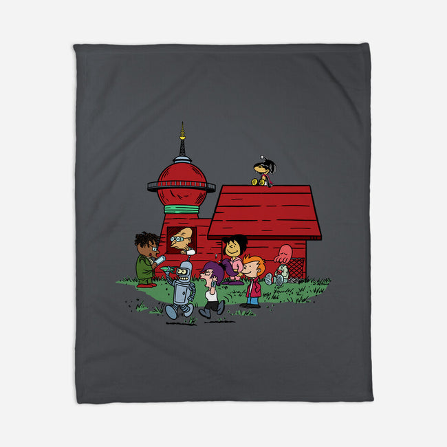 Doghouse Express-none fleece blanket-SeamusAran