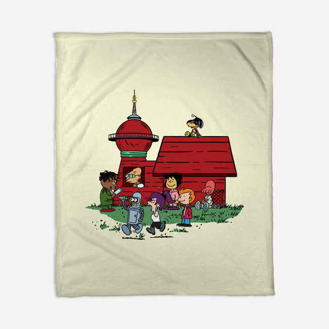 Doghouse Express-none fleece blanket-SeamusAran