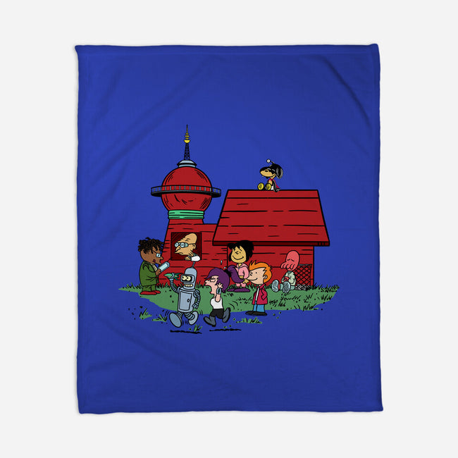 Doghouse Express-none fleece blanket-SeamusAran