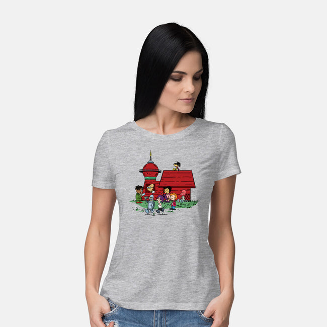Doghouse Express-womens basic tee-SeamusAran