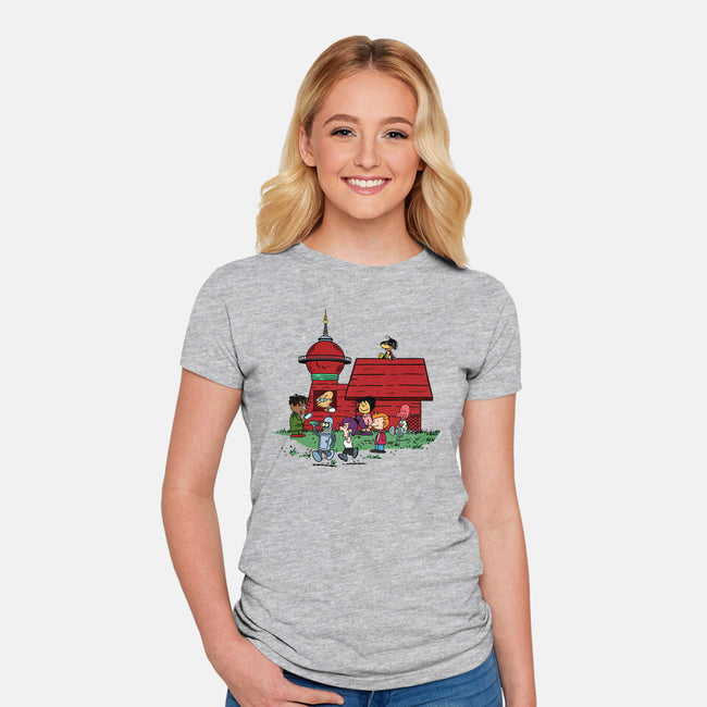 Doghouse Express-womens fitted tee-SeamusAran