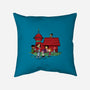 Doghouse Express-none removable cover w insert throw pillow-SeamusAran