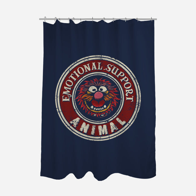 Emotional Support Animal-none polyester shower curtain-kg07