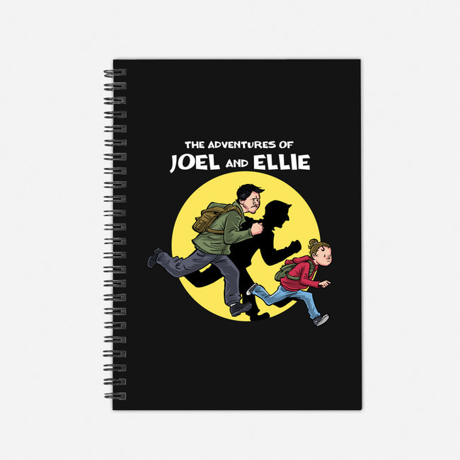 The Adventures Of Joel And Ellie-none dot grid notebook-zascanauta