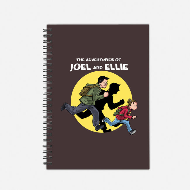 The Adventures Of Joel And Ellie-none dot grid notebook-zascanauta