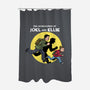 The Adventures Of Joel And Ellie-none polyester shower curtain-zascanauta