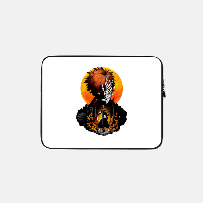 Hollow Mask Ichigo-none zippered laptop sleeve-hypertwenty