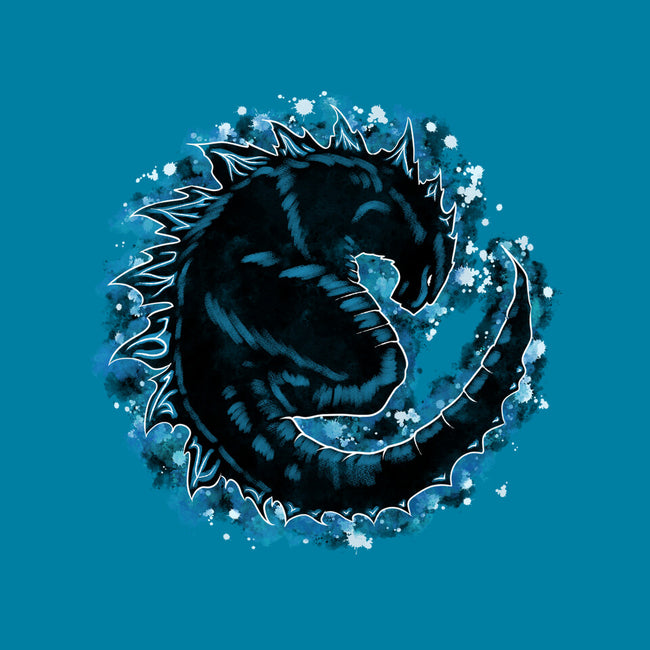 Kaiju Splash-none removable cover w insert throw pillow-nickzzarto