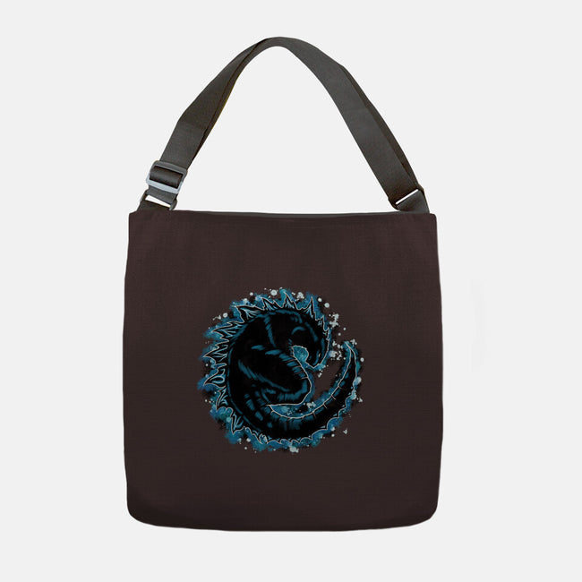 Kaiju Splash-none adjustable tote bag-nickzzarto