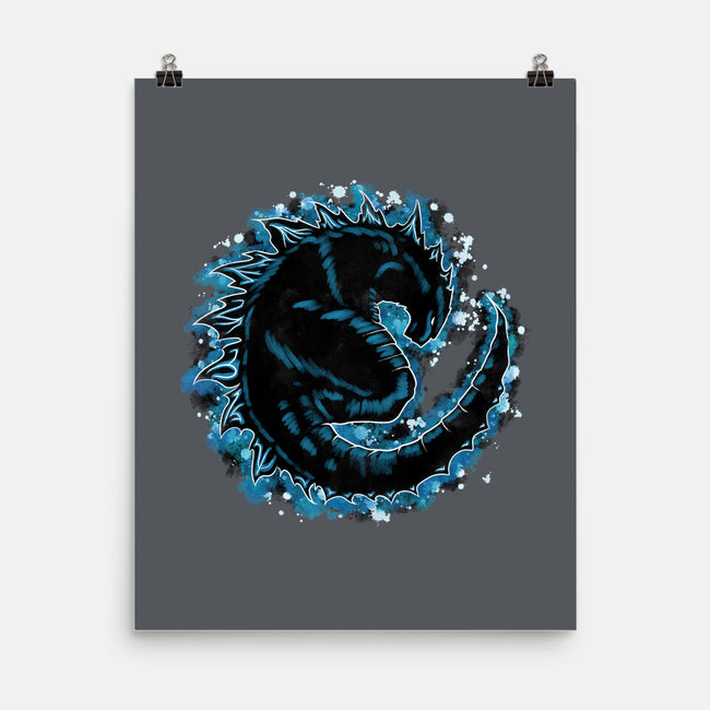 Kaiju Splash-none matte poster-nickzzarto