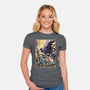 Aliens In Japan-womens fitted tee-DrMonekers