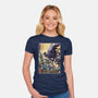 Aliens In Japan-womens fitted tee-DrMonekers