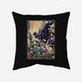 Aliens In Japan-none removable cover throw pillow-DrMonekers