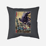 Aliens In Japan-none removable cover throw pillow-DrMonekers
