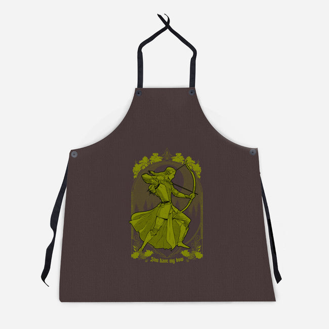 You Have My Bow-unisex kitchen apron-Hafaell