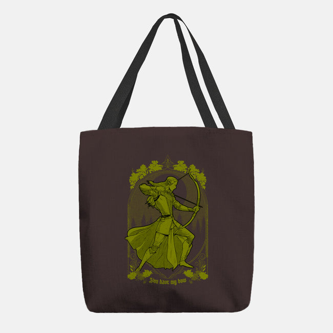 You Have My Bow-none basic tote bag-Hafaell
