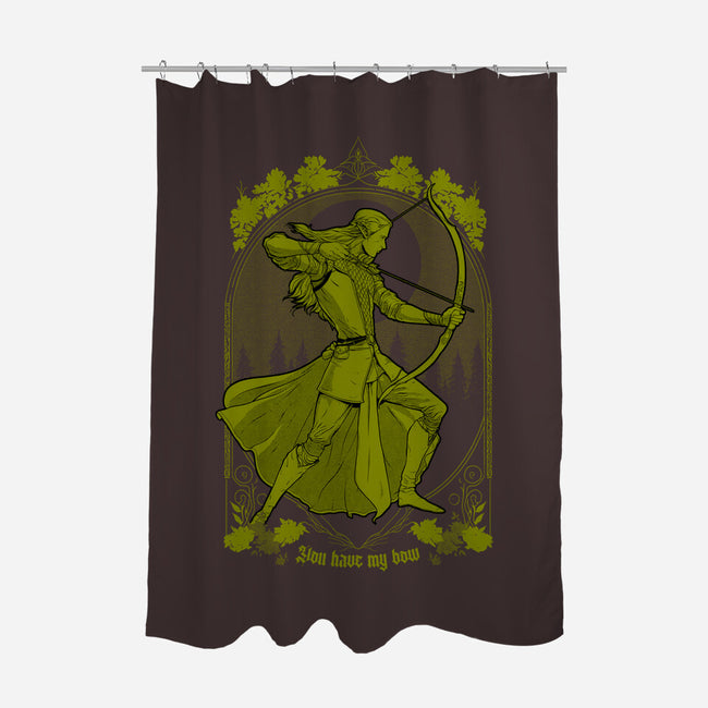 You Have My Bow-none polyester shower curtain-Hafaell