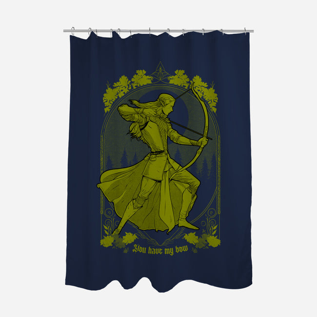 You Have My Bow-none polyester shower curtain-Hafaell