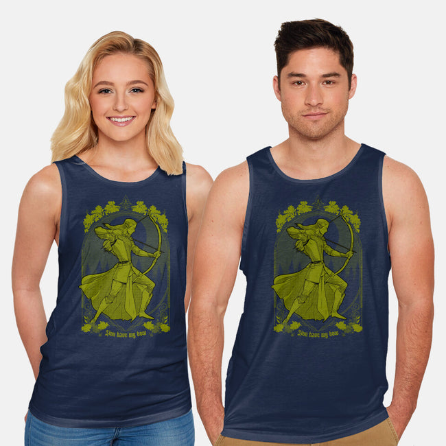 You Have My Bow-unisex basic tank-Hafaell