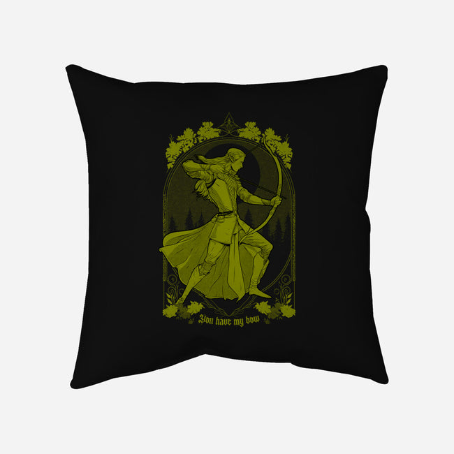 You Have My Bow-none removable cover w insert throw pillow-Hafaell